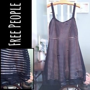 LAYERED Free People Sheer Striped Empire Waist